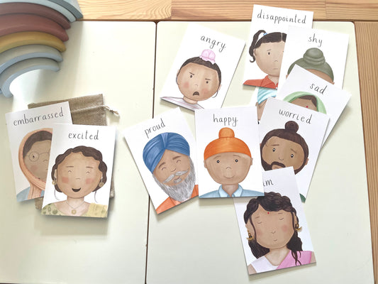 Emotion Flash Cards - The Singh Family